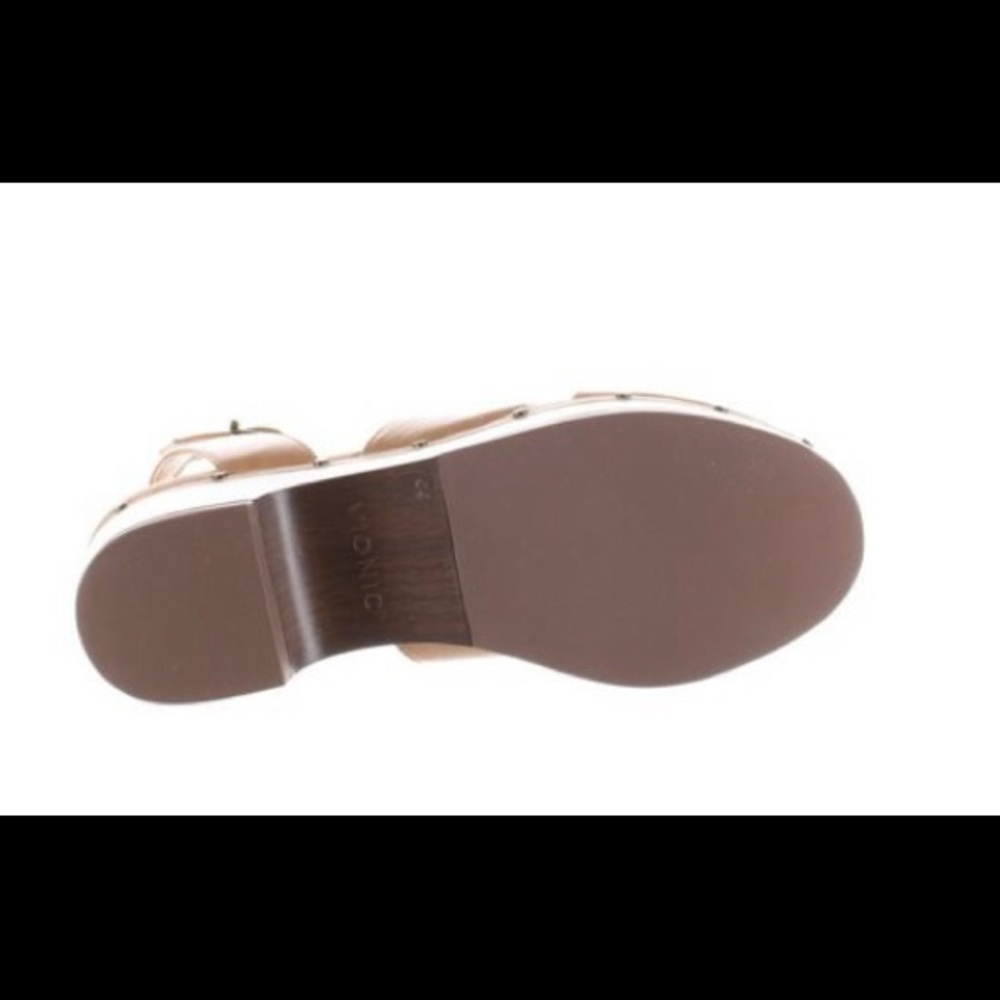 Vionic Day Faye Leather T-Strap Clog 8 Nib - image 4